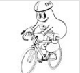 Mr.Jelly Belly on a Bike
